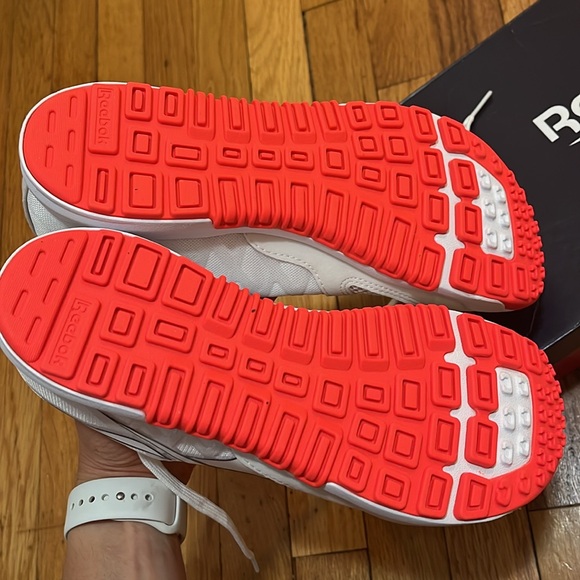 NWT Reebok Nano 2.0 Training Shoes - Ftwr White/Orange Flare/Core Black - Picture 3 of 5